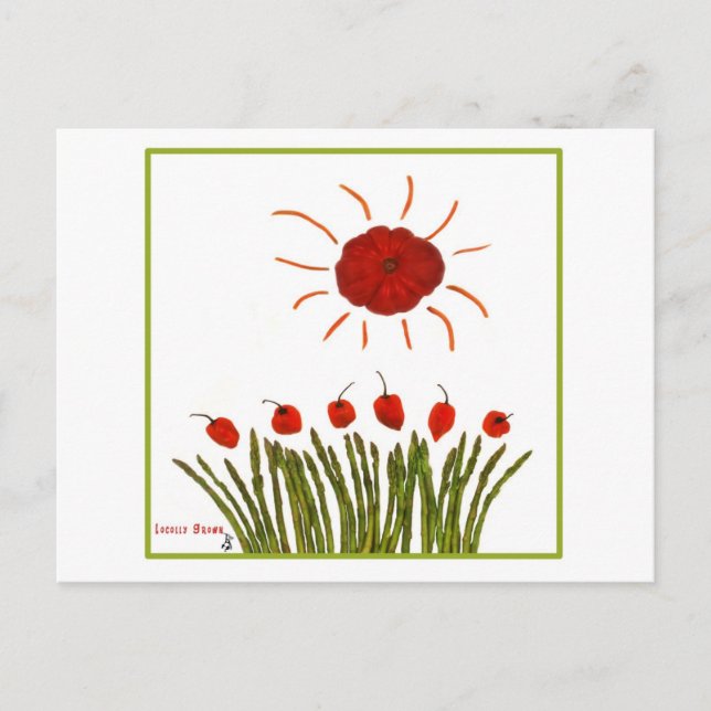Carte Postale Sunshine tomate (Devant)