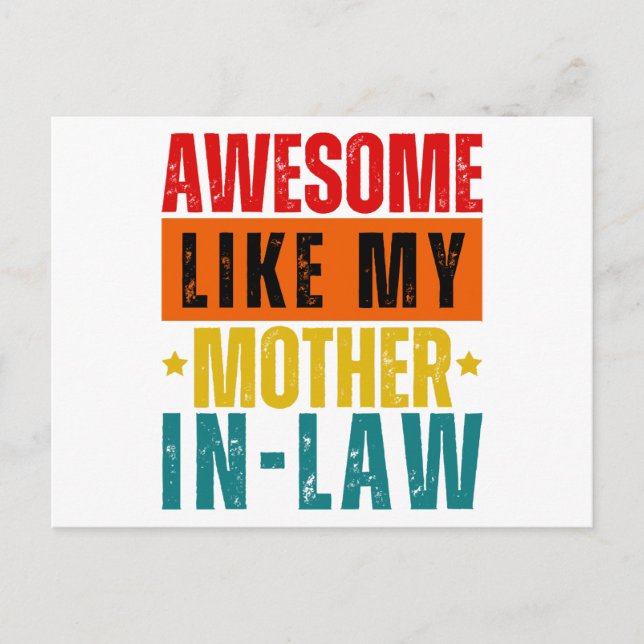 Carte Postale Super Comme Ma belle-mère (Devant)