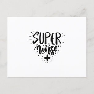 Carte Postale Super infirmière Cadeau d'infirmière