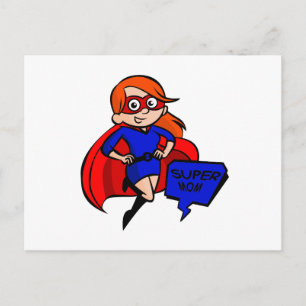 Carte Postale super maman rousse