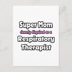 Carte Postale Super Maman ... Thérapiste respiratoire