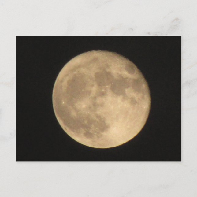 CARTE POSTALE - SUPER MOON (Devant)