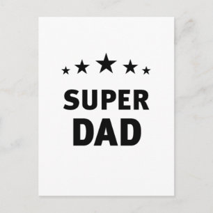 Carte Postale Super papa