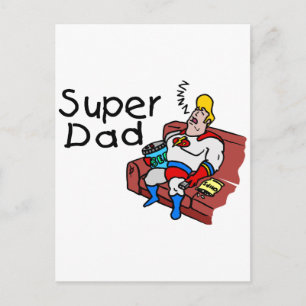 Carte Postale Super Papa (Dormir)