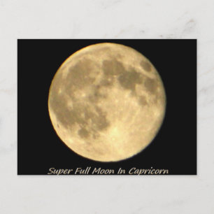 Carte Postale Super Pleine lune En Capricorne II