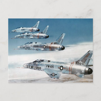 Carte Postale Super Sabres F-100