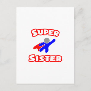 Carte Postale Super soeur