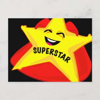 carte postale super-star et humoristique !