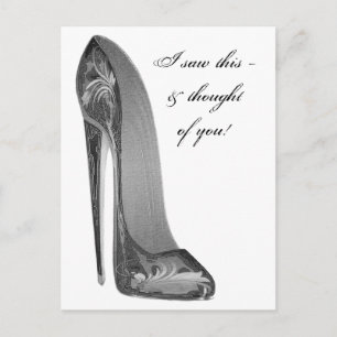 Carte Postale Super talon haute Stiletto Chaussure Cadeaux d'art