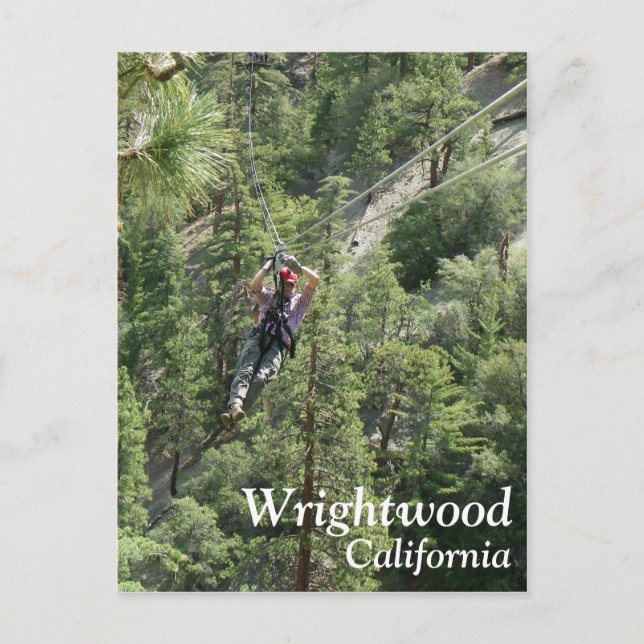 Carte Postale Super Wrightwood Zip Line Postcard! (Devant)