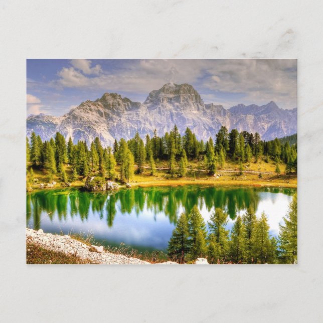Carte Postale Superbe vue Pittoresque sur les Dolomites en Itali (Devant)