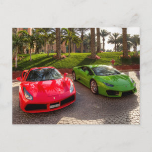Carte Postale SuperCars de Dubaï