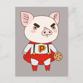 Carte Postale Superduper Piggy