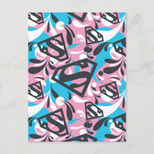 Carte Postale Supergirl Color Splash Motif 6