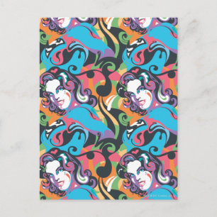 Carte Postale Supergirl Color Splash Swirls Pattern 1