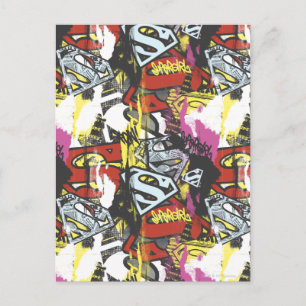 Carte Postale Supergirl Comic Capers Pattern 7