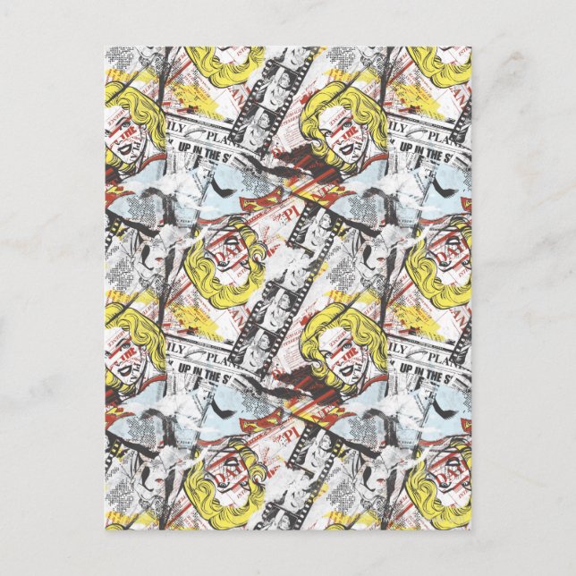 Carte Postale Supergirl Comic Capteurs Motif 2 (Devant)