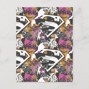 Carte Postale Supergirl Comic Capteurs Motif 3