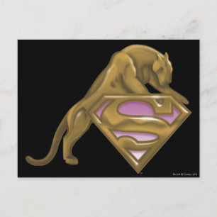 Carte Postale Supergirl Golden Cat