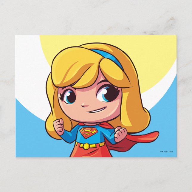 Carte Postale Supergirl "L'avenir est féminin" (Devant)