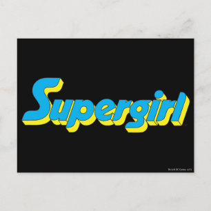 Carte Postale Supergirl Logo