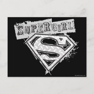 Carte Postale Supergirl Logo 1