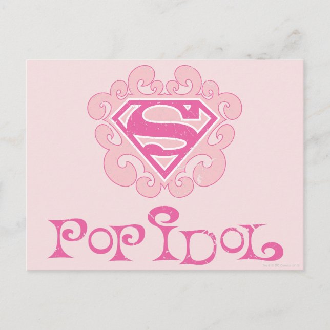 Carte Postale Supergirl Pop Idol (Devant)