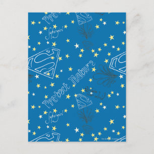 Carte Postale Supergirl Protect Nature Motif