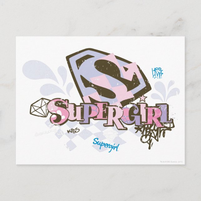 Carte Postale Supergirl So Fabulous 1 (Devant)