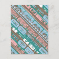 Supergirl Ticket Motif bleu