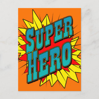 Carte Postale SuperHero