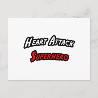 Carte Postale Superhero d'attaque cardiaque