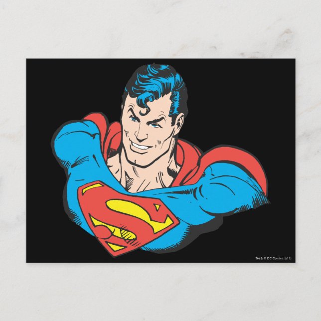 Carte Postale Superman Bust 2 (Devant)