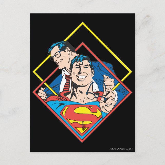 Carte Postale Superman/Clark Kent (Devant)