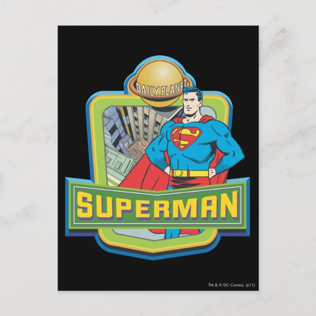 Carte Postale Superman - Daily Planet (Devant)