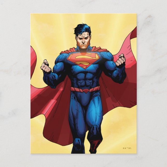 Carte Postale Superman Flying (Devant)