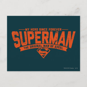 Carte Postale Superman - Mon Héros depuis toujours