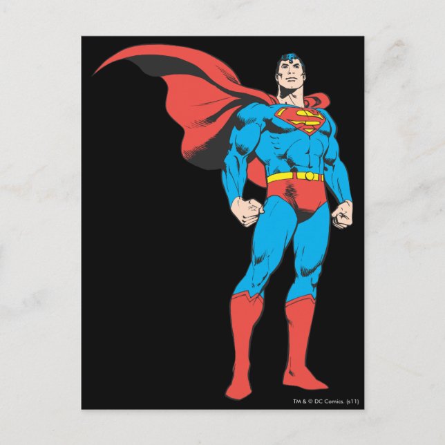 Carte Postale Superman Poing 3 (Devant)