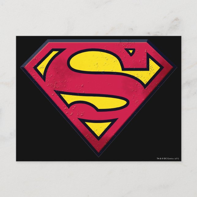 Carte Postale Superman S-Shield | Logo de bord (Devant)