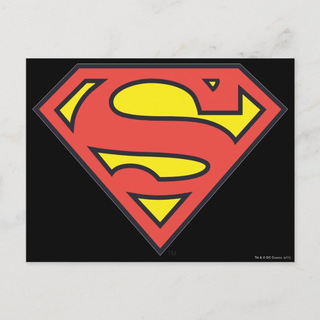 Carte Postale Superman S-Shield | Logo Superman (Devant)