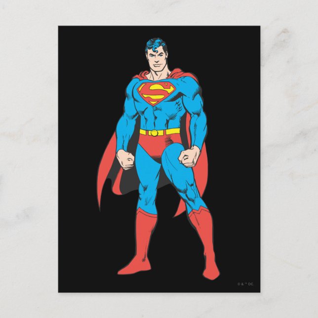 Carte Postale Superman Standing (Devant)