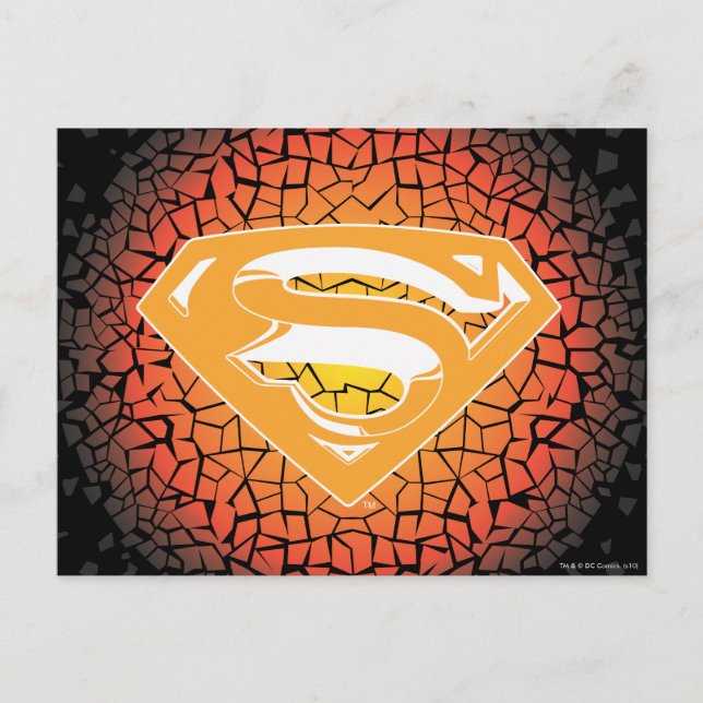 Carte Postale Superman Stylisé | Logo Crackle (Devant)