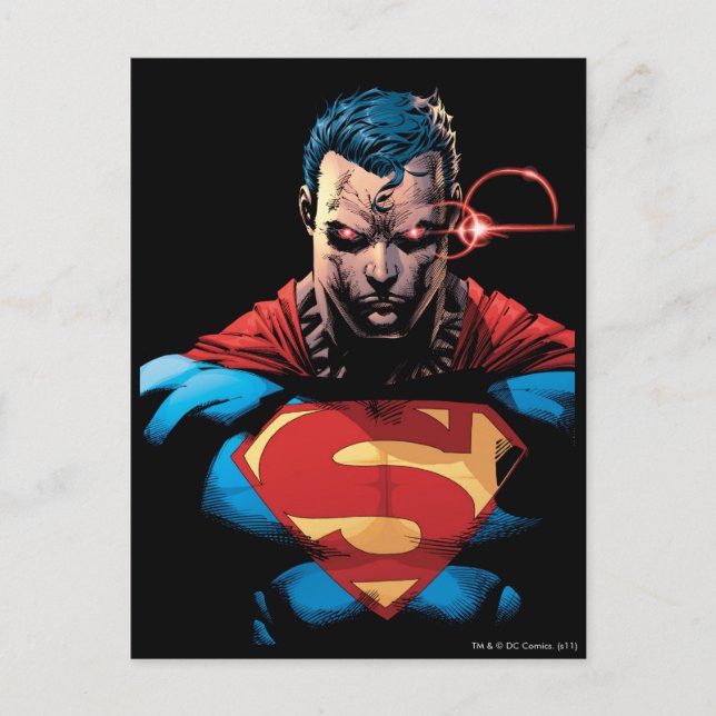 Carte Postale Superman - Vision Laser (Devant)