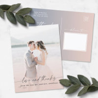 Superposition de photo de mariage rose pâle ombré 