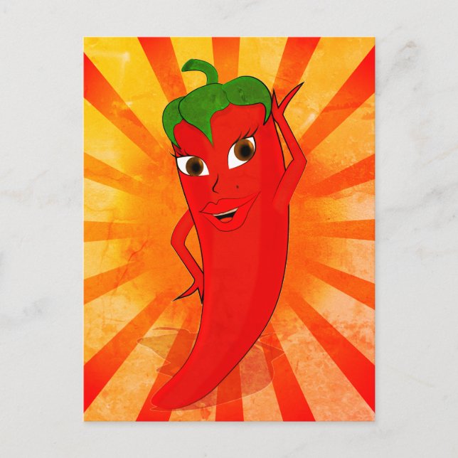 Carte Postale Superstar vintage Red Pepper (Devant)