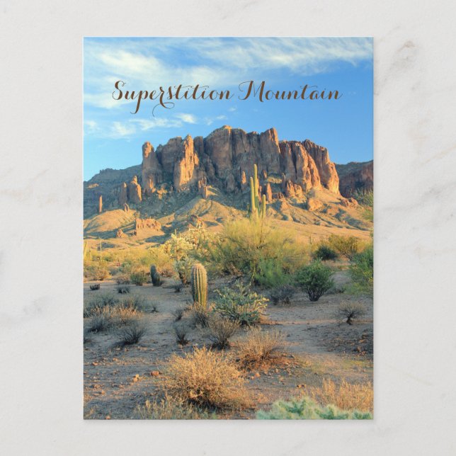 Carte postale Superstition Mountain Arizona (Devant)