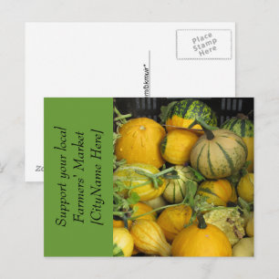 Carte postale - Support Farmers Market - Squash