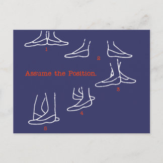 Carte Postale Supposons les cadeaux de ballet de poste