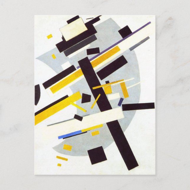 Carte Postale Suprematisme par Kazimir Malevich (Devant)