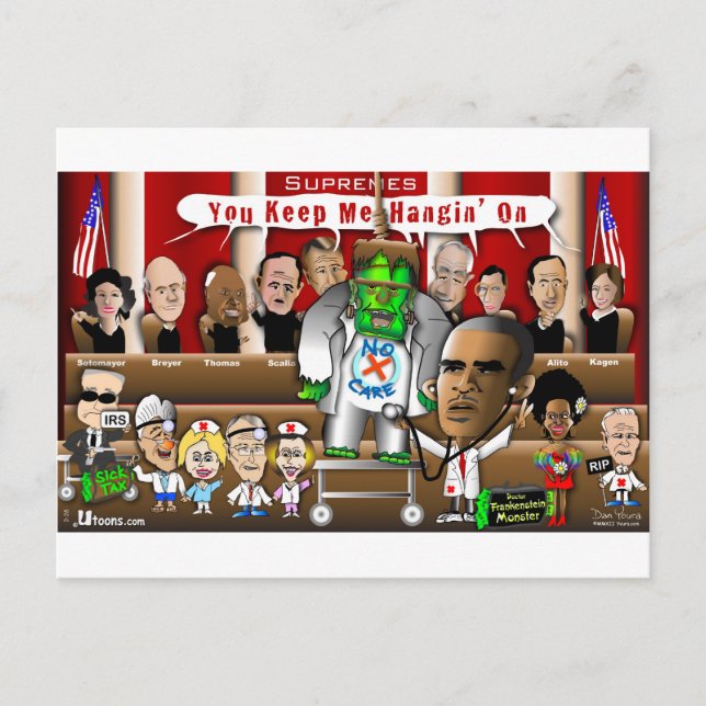 Carte Postale Supremes vs ObamaCare 3 (Devant)
